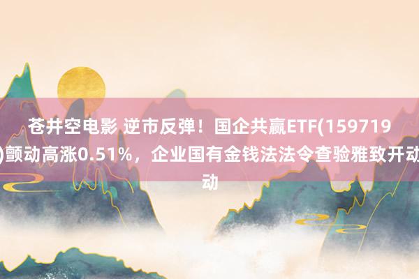 苍井空电影 逆市反弹！国企共赢ETF(159719)颤动高涨0.51%，企业国有金钱法法令查验雅致开动