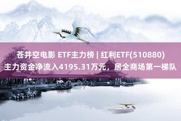 苍井空电影 ETF主力榜 | 红利ETF(510880)主力资金净流入4195.31万元，居全商场第一梯队