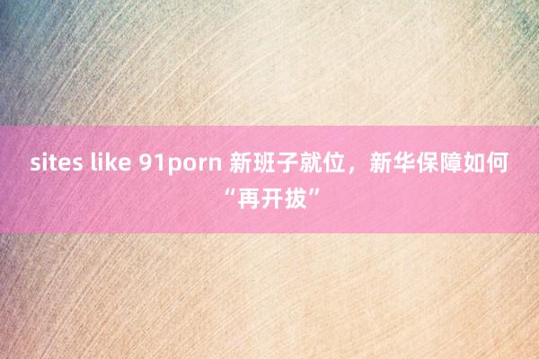 sites like 91porn 新班子就位，新华保障如何“再开拔”