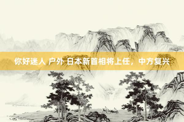 你好迷人 户外 日本新首相将上任，中方复兴