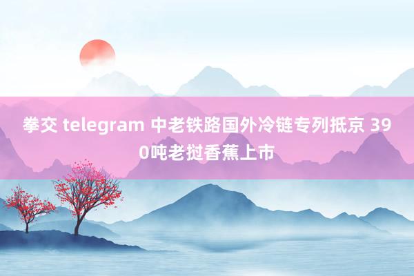 拳交 telegram 中老铁路国外冷链专列抵京 390吨老挝香蕉上市