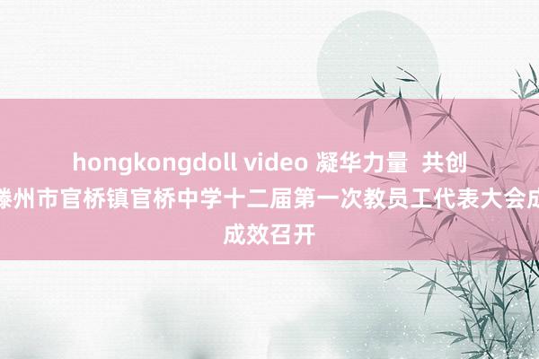 hongkongdoll video 凝华力量  共创改日--滕州市官桥镇官桥中学十二届第一次教员工代表大会成效召开