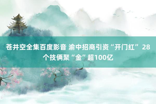 苍井空全集百度影音 渝中招商引资“开门红” 28个技俩聚“金”超100亿